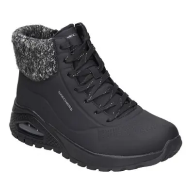 Dámske členkové zimné topánky SKECHERS Uno Rugged Darling Daze black black