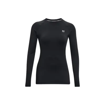 Dámske tréningové tričko s dlhým rukávom UNDER ARMOUR UA Authentics Crew-BLK