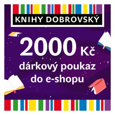 Knihomolská elektronická dárková poukázka 2000 Kč