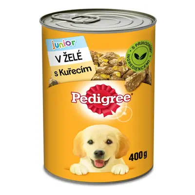 Pedigree Junior konzerva kuřecí v želé 24 x 400 g