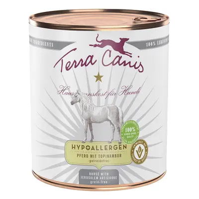 Terra Canis HYPOALLERGEN – koňské maso s topinambury, bez přídavku obilovin 12 × 800 g