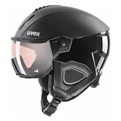 UVEX Instinct Visor Pro V Black Mat Lyžařská helma