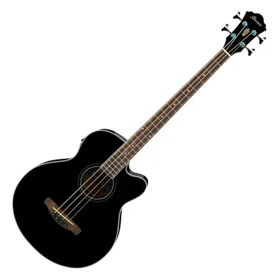 Ibanez AEB8E-BK Black Akustická baskytara