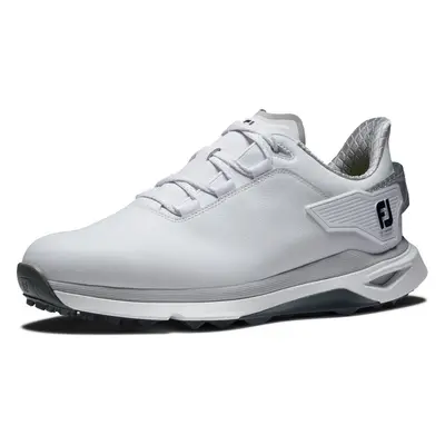 Footjoy PRO SLX Carbon White/White/Grey Pánské golfové boty