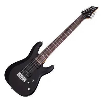 Schecter Deluxe C-8 Satin Black 8-strunná elektrická kytara