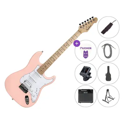 Pasadena ST-11 SET 40W Pink Elektrická kytara