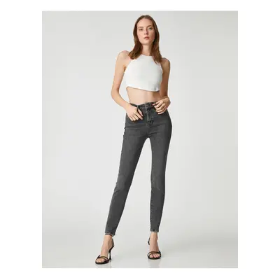 Koton High Waist Jeans Slim Leg Slim Cut - Carmen Jean