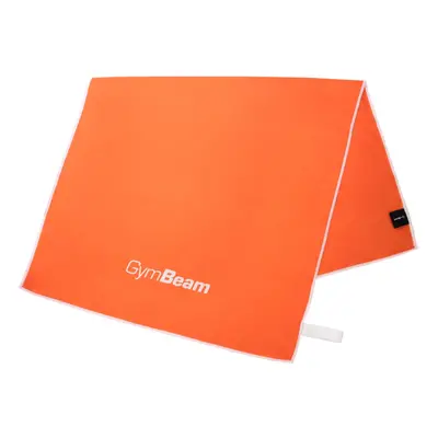 GymBeam Sportovní rychleschnoucí ručník Orange/White