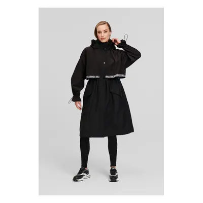 Kabát karl lagerfeld lightweight parka black