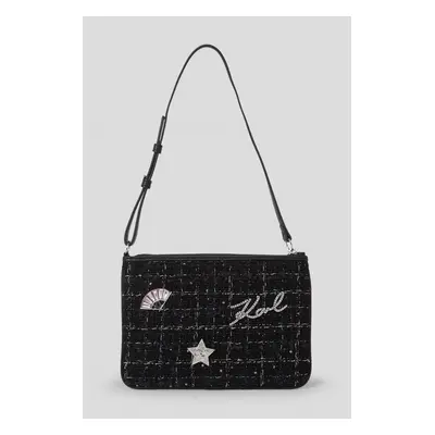 Taška karl lagerfeld k/skuare pouch boucle black/white