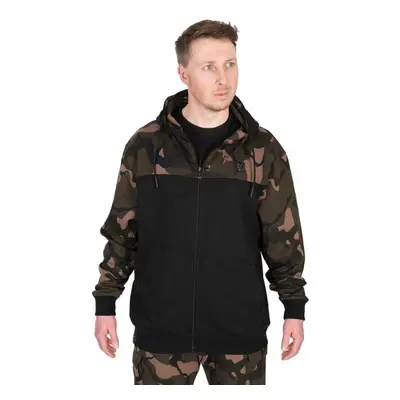 Fox mikina LW Black/Camo Split Zip Hoody vel.L