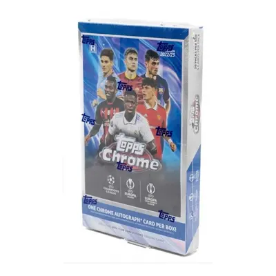 2022-2023 Topps Chrome Champions League Hobby Box - fotbalové karty