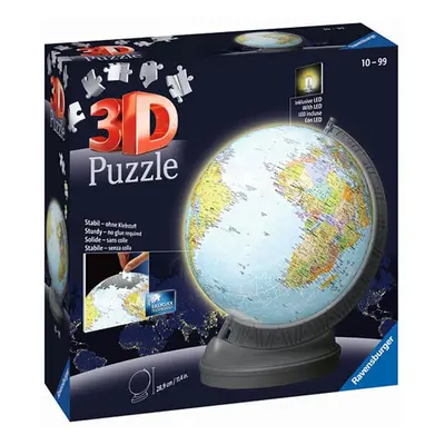 3D Puzzle Ravensburger Puzzleball Globus - svítící - dílů