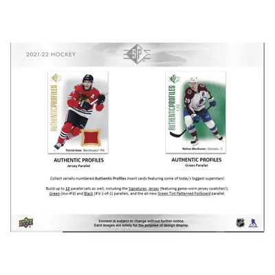 2021-2022 NHL Upper Deck SP Hanger Pack - hokejové karty