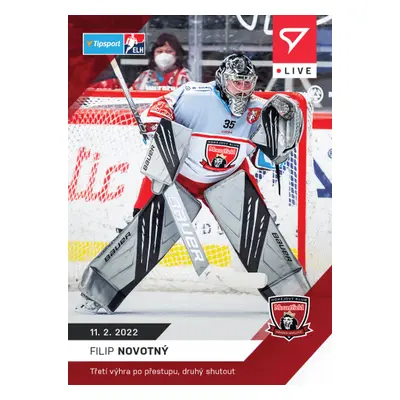 Hokejové karty Tipsport ELH - L-098 Filip Novotný