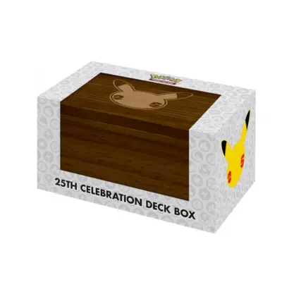 Pokémon Anniversary Deck box - dřevená krabička na karty Pokémon