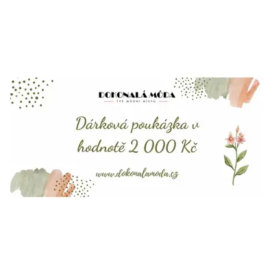 Dárkový poukaz 2000 Kč