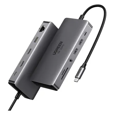 Ugreen 15965 11-in-1 USB-C Hub (10Gbps USB 3.2, Dual HDMI)