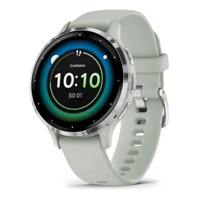 Garmin Venu® 3S Silver/Sage grey, Silicone band 010-02785-01