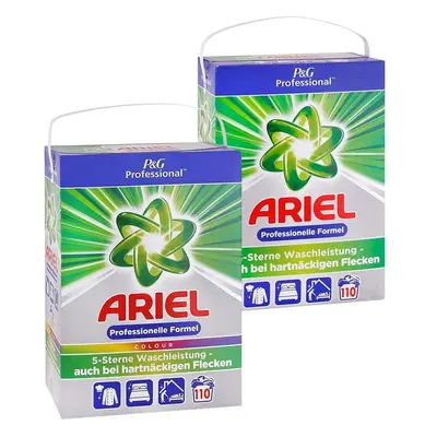 ACTION PACK Ariel Professional barevný prášek na praní + Ariel univerzální prací prášek na praní