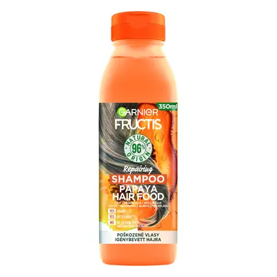 Regenerační šampon pro poškozené vlasy Garnier Fructis Papaya Hair Food - ml + dárek zdarma