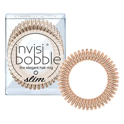 Tenká spirálová gumička do vlasů Invisibobble Slim Bronze Me Pretty - bronzová, ks (IB-SL-PC1000