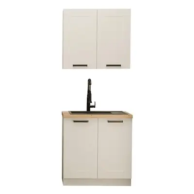 Kuchyňská linka Luna bílá/bílá 80cm bez pracovní desky