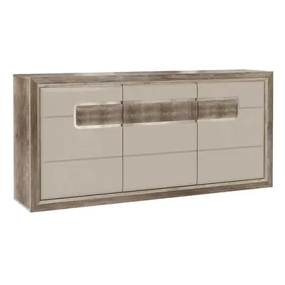 Komoda 3d Tiziano Tzk23b Starožitný Dub / Béžový Lesk