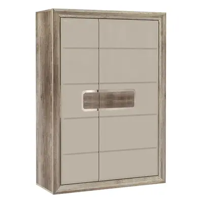 Skříň P Tiziano Tzs52rb Starožitný Dub / Béžový Lesk