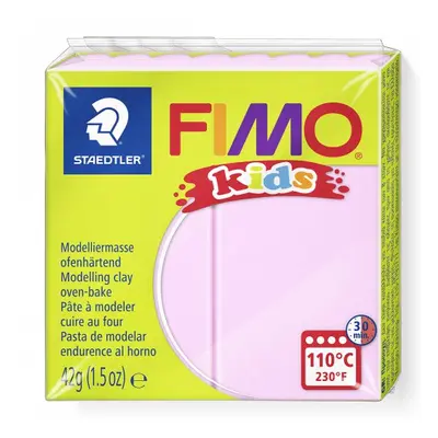 Staedtler FIMO kids 42g - dětská modelovací hmota SVĚTLÁ RŮŽOVÁ