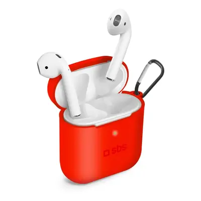 Ochranné pouzdro SBS TEAPCOVR pro Apple AirPods 1/2 / silikon / červená Varianta: ivi0