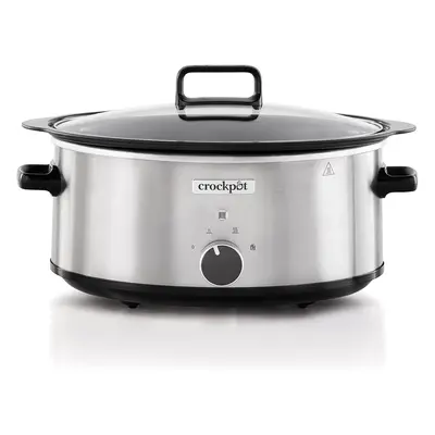 Pomalý hrnec CrockPot CSC086X / 6,5 l / nastavení teploty / hliníková nádoba / nerez Varianta: i