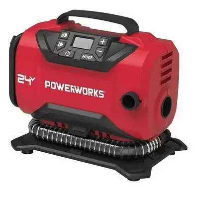 AKU kompresor Powerworks P24MT / V / bar / BEZ AKUMULÁTORU A NABÍJEČKY Varianta: ivi0