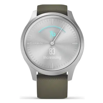 Chytré hodinky Garmin vivomove3 Style / 0,95" (2,4 cm) AMOLED displej / x px / zelená/stříbrná V