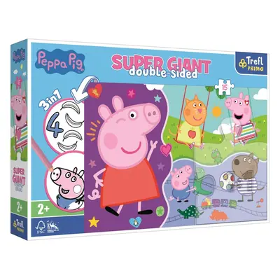 Oboustranné puzzle Prasátko Peppa SUPER GIANT