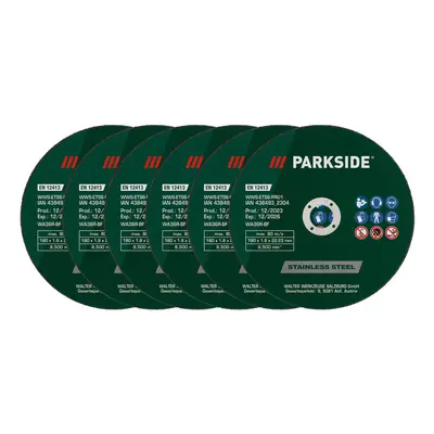 Parkside® Sada řezných kotoučů, Ø mm (sada řezných kotoučů na kov)