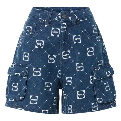 esmara® Dámské džínové šortky Lidl (38, vzor modrá)