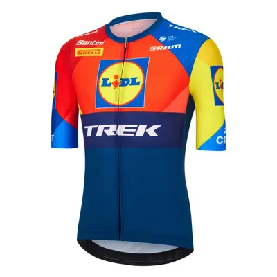 Santini Pánský cyklistický dres s krátkými rukávy Lidl-Trek (M)