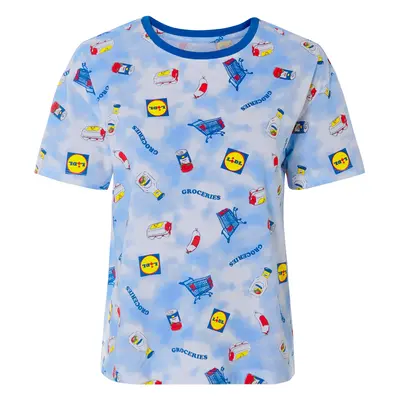 Dámské triko s BIO bavlnou Lidl (modrá, S(36/38))