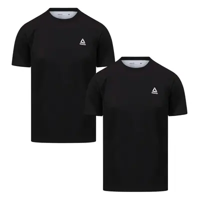 Reebok Pánské triko, 2 kusy (černá, M)