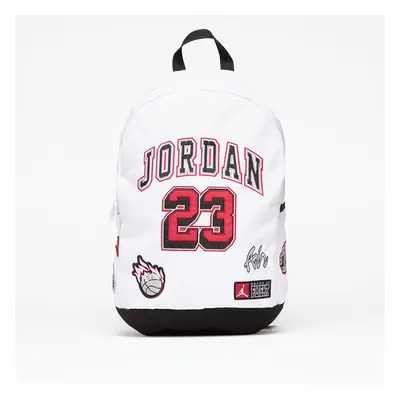 Jordan Backpack White/ Gym Red