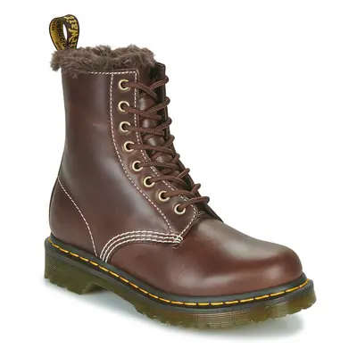 Dr. Martens  1460 SERENA DARK BROWN CLASSIC PULL UP  Hnědá