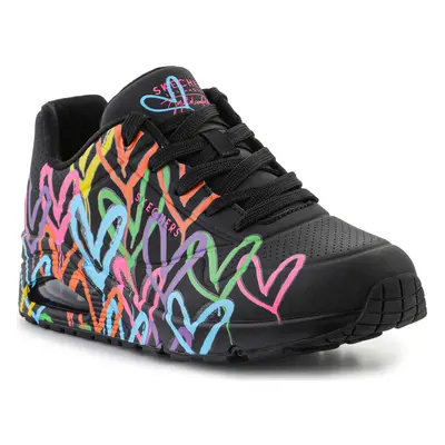 Skechers  Highlight Love 177981/BKMT Black/Multi  Černá