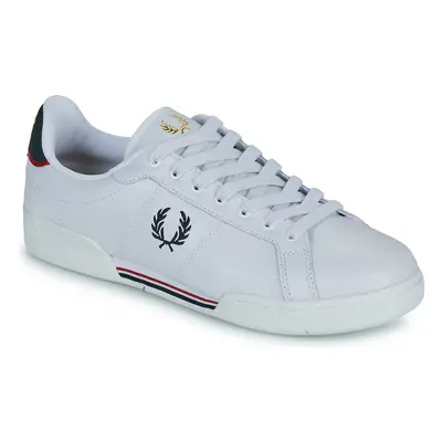 Fred Perry  B722 LEATHER  Bílá