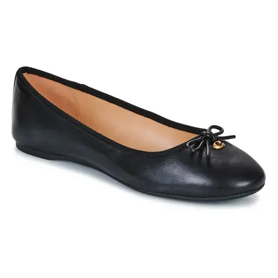 Coach  ABIGAIL LEATHER BALLET FLAT  Černá