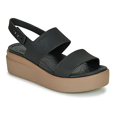 Crocs  CROCS BROOKLYN LOW WEDGE W  Černá