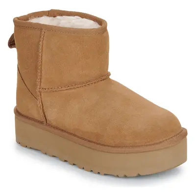 UGG  CLASSIC MINI PLATFORM  Hnědá