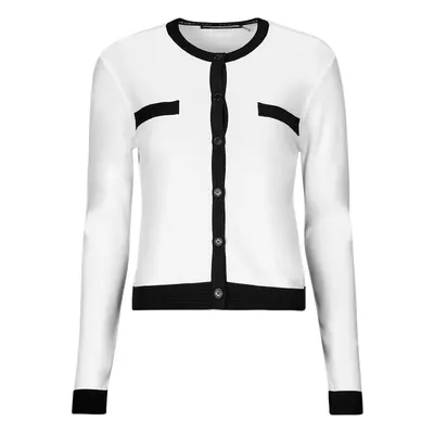 Karl Lagerfeld  CLASSIC LSLV CARDIGAN  Bílá