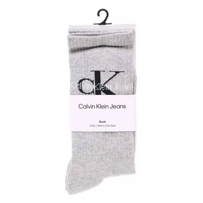 Calvin Klein Jeans  pánské ponožky 701218732 003 lt.grey melange  Šedá