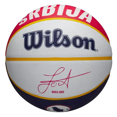 Wilson NBA Player Local Nikola Jokic Size - Unisex - Míč Wilson - Modré - WZ4006701XB7